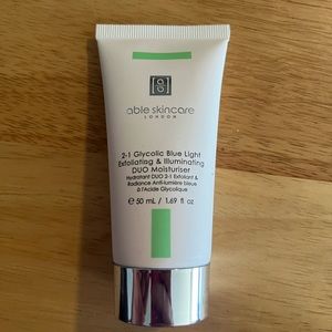 Able Skincare 2-1 Glycolic Blue Light Exfoliating & Illuminating DUO Moisturizer